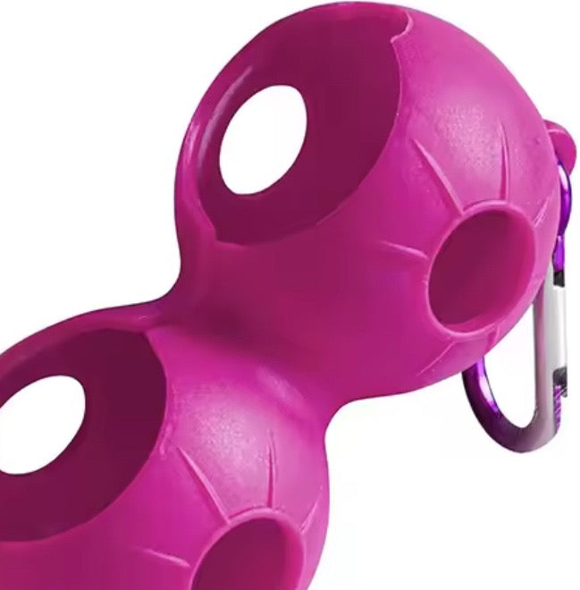 SILICONE GOLF BALL HOLDER - HOLDS 2 BALLS