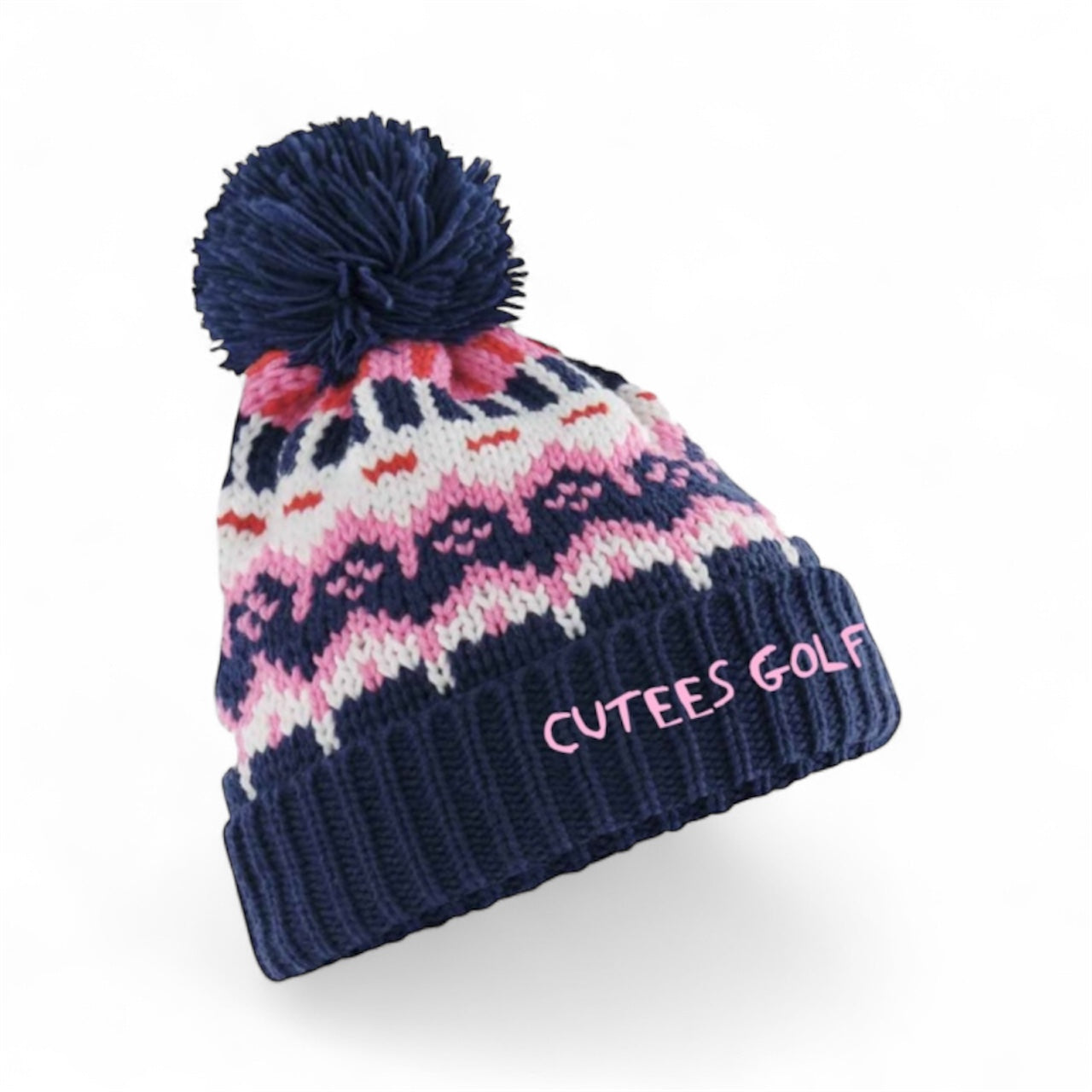 CUTEES BOBBLE HAT - SNOW BLOSSOM - PRE ORDER