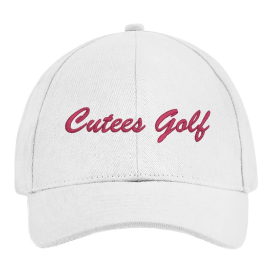 Cutees Golf White Cap